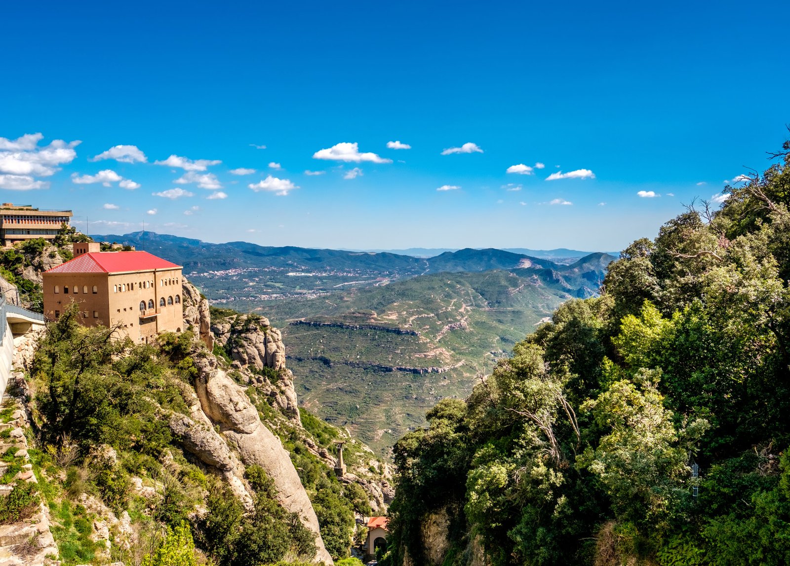 Mountains Around The Montserrat Monastery