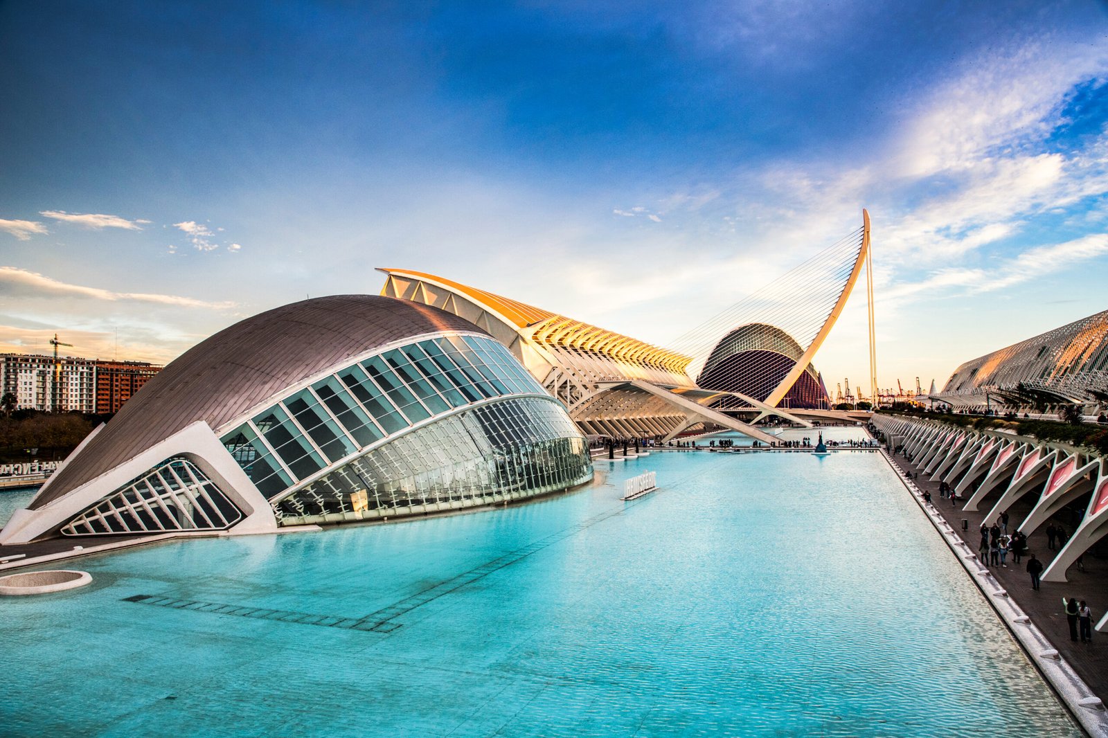Valencia , Spain December 6, 2021: The City Of The Arts And Sc