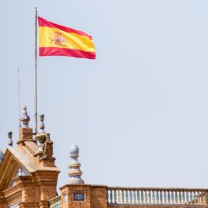 The Flag Of Spain Flies Over The Building At The P 2024 09 19 05 39 16 Utc